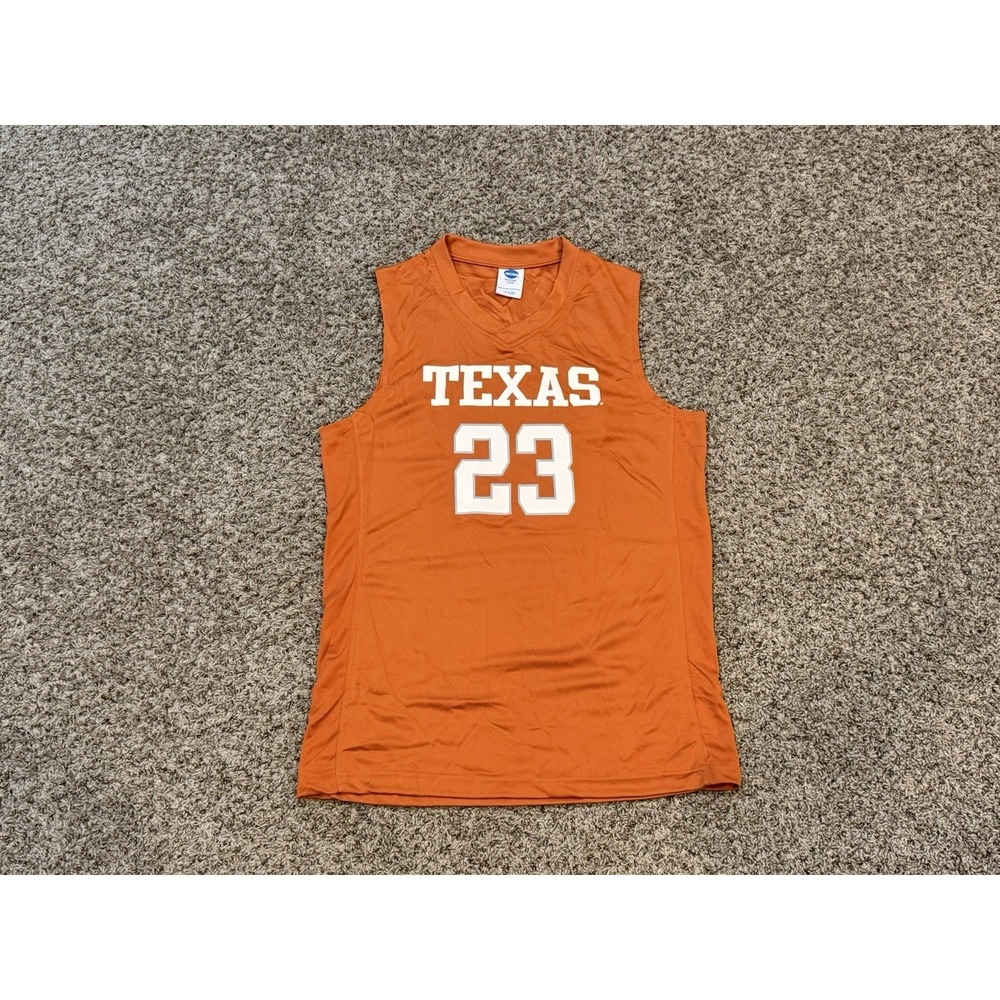 Texas Longhorns #23 Basketball Jersey Orange Logo Mens Large L Austin NCAA Hoop